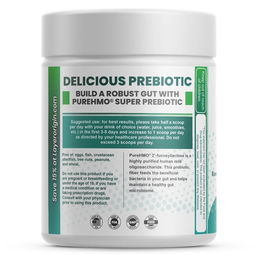 PureHMO Super Prebiotic - Raw Wheatgrass - Prášek 