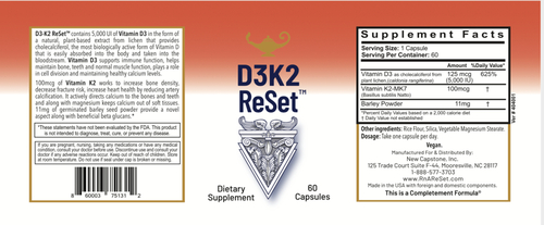 D3K2 ReSet - Vitamín D s vitamínem K - Kapsle