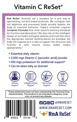 Vitamin C ReSet - Vitamín C - Nápoj v prášku