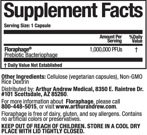 Floraphage - Zvýšení účinku probiotik - 30 kapslí