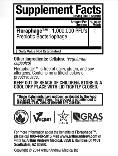 Floraphage - Zvýšení účinku probiotik - 90 kapslí