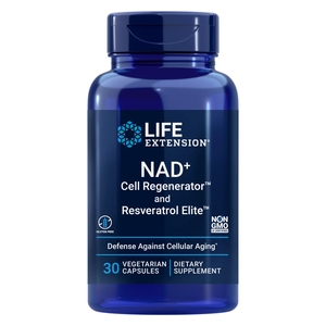 NAD+ Cell Regenerator and Resveratrol Elite - NAD+ s resveratrolem a polyfenoly