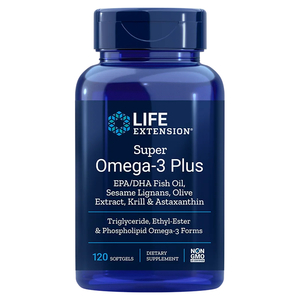 Super Omega 3 plus EPA/DHA se sezamovými lignany, olivovým extraktem, krillem a astaxanthinem